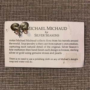 Michael Michaud Water Lily Stud Earrings